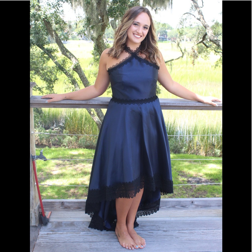 Monique Lhuillier High-Low Dress